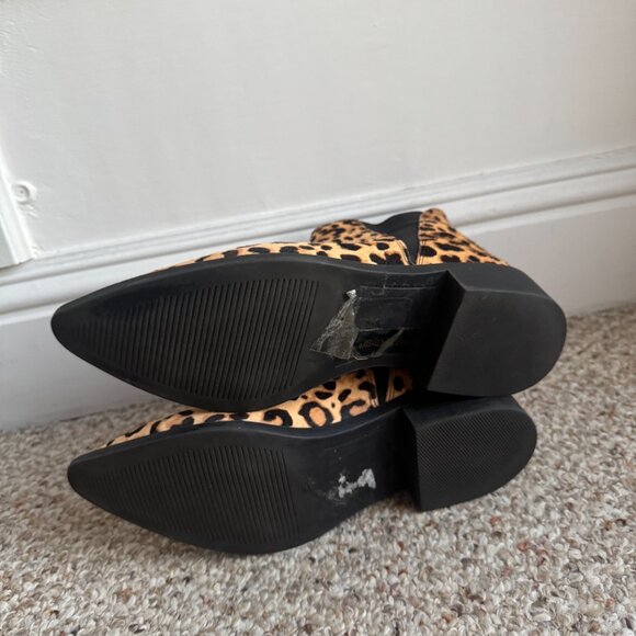 Steve Madden Women's Jerry Leopard Boots - size 6.5 - Picture 7 of 7
